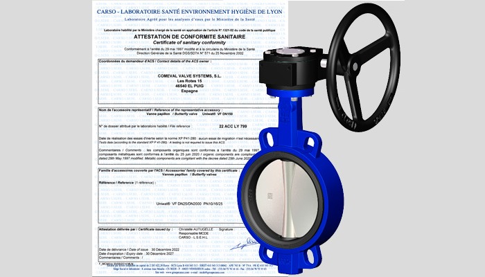 chung chi van cong nghiep - valve certificate